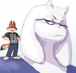 Rating: s
ID: 5333073
Date: 2025-01-26 22:36:18 -0500
Status: active
Score: 43
2025 3_toes alem_(silverscarf) anthro barefoot blouse boss_monster_(undertale) bottomwear bovid brown_body brown_fur canid canine canis caprine carrying_another clothing denim denim_bottomwear denim_clothing dipstick_tail duo ethiopian_wolf extreme_size_difference eye_contact eyebrows eyewear facial_tuft fangs feet female floppy_ears fur glasses goat hands_on_hips hi_res horn humor inner_ear_fluff jeans looking_at_another male mammal markings micro on_shoulder pants raised_eyebrow red_eyes redustheriotact shirt simple_background size_difference smile smirk smug t-shirt tail tail_markings teeth text text_on_clothing text_on_shirt text_on_t-shirt text_on_topwear toes topwear toriel tuft undertale_(series) white_background white_body white_fur post #5333073