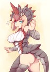 Rating: s
ID: 676173
Date: 2015-06-21 01:03:40 -0400
Status: active
Score: 29
2011 animal_humanoid big_breasts blonde_hair blue_eyes breasts butt capcom female flying_wyvern hair horn humanoid monoblos monster_hunter pose reptile reptile_humanoid scalie scalie_humanoid simple_background solo zakoryu post #676173