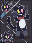 Rating: s
ID: 5625855
Date: 2025-06-07 02:11:13 -0400
Status: active
Score: 83
aliasing alternate_version_at_source ambiguous_gender anthro blush bow_tie deltarune detachable detachable_head digital_media_(artwork) felid feline heterochromia looking_at_viewer mammal motion_lines oagoner pluey_(deltarune) red_bow_tie solo transformation transformation_sequence undertale_(series) post #5625855