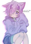Rating: s
ID: 5259231
Date: 2024-12-22 18:43:56 -0500
Status: active
Score: 16
2024 adolescent anthro bodily_fluids clothing demon domestic_cat felid feline felis grey_body hair hair_over_eye hi_res hoodie horn japanese_description knock-kneed male male_anthro mammal oversized_sleeves purple_clothing purple_eyes purple_hair purple_hoodie purple_horn purple_topwear rubiru_(furrykeshin) scared simple_background sitting solo tears topwear unknown_artist white_background young young_anthro young_male post #5259231