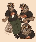 Rating: s
ID: 5547682
Date: 2025-05-04 02:52:08 -0400
Status: active
Score: 15
5_fingers anthro antonarcana artist_name avian barefoot beverage bird black_clothing black_shirt black_t-shirt black_topwear bottomwear breasts brown_body brown_feathers bubble_tea clothing digital_media_(artwork) eyelashes feathers feet female fingers fungus green_bottomwear green_clothing green_pants hi_res jewelry looking_at_viewer mushroom necklace non-mammal_breasts open_mouth pants potoo print_clothing print_shirt print_t-shirt print_topwear shirt simple_background solo t-shirt tail tail_feathers talons text toes topwear worried yellow_eyes post #5547682