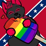 Rating: s
ID: 2815698
Date: 2021-07-04 22:15:15 -0400
Status: active
Score: -257
1:1 :3 aardwolf ambiguous_gender andromorph_(lore) black_nose chibi confederate_flag confederate_states_of_america feral flag flag_background food heart_symbol hyena icon lgbt_pride lol_comments low_res male mammal marflebark popsicle pride_colors rainbow_pride_colors rainbow_symbol sapphys_flower six-stripe_rainbow_pride_colors solo stripes watermark what where_is_your_god_now post #2815698