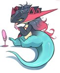 Rating: s
ID: 5586419
Date: 2025-05-20 16:16:01 -0400
Status: active
Score: 10
2024 absurd_res black_eyes blue_tail brush claws dragapult female generation_8_pokemon hair hairbrush hi_res holding_brush holding_hairbrush holding_object long_hair looking_at_mirror looking_at_object mirror nintendo open_mouth pokemon pokemon_(species) shadow sharp_teeth simple_background sitting solo tail teeth thick_thighs tongue tongue_out white_background yarney yellow_sclera post #5586419
