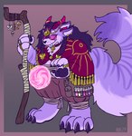 Rating: s
ID: 4333149
Date: 2023-10-04 23:46:37 -0400
Status: active
Score: 7
alchemist charr felid guild_wars hi_res magic_user mammal obese overweight run_rabbit_bounce staff witch post #4333149