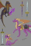 Rating: s
ID: 5577796
Date: 2025-05-16 23:06:26 -0400
Status: active
Score: 14
activision apollyondragon bag chibi dark_spyro digital_drawing_(artwork) digital_media_(artwork) dragon feral glowing hi_res horn melee_weapon mythological_creature mythological_scalie mythology purple_body purple_eyes scalie signature simple_background solo spyro spyro_the_dragon sword tail weapon wings post #5577796