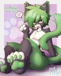 Rating: s
ID: 4795765
Date: 2024-05-20 13:49:42 -0400
Status: active
Score: 33
4:5 4_toes acky05 aevyn anklet anthro black_body black_claws black_fur blep claws countershading curled_fingers facial_markings feet felid feline fur green_ears green_eyes green_hair green_markings green_pawpads green_tail hair head_markings heart_symbol hi_res jewelry looking_at_viewer male mammal markings multicolored_body multicolored_ears on_ground pawpads pink_nose sitting sitting_on_ground solo speech_bubble tail toes tongue tongue_out torso_markings white_body white_countershading white_toes post #4795765