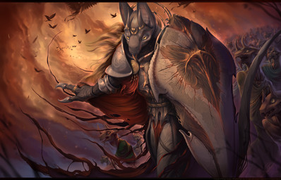 Rating: s
ID: 5762073
Date: 2025-08-07 03:16:47 -0400
Status: active
Score: 17
2025 ambiguous_gender anthro armor artist_name biped cape clothed clothing colored crowd english_text female_(lore) grey_body group hi_res holding_object holding_shield horn kredri male outside red_cape red_clothing shield shoulder_plates story story_in_description text wretched_sun yaraga yellow_eyes post #5762073