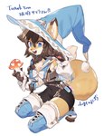 Rating: s
ID: 4701997
Date: 2024-04-05 19:30:30 -0400
Status: active
Score: 29
2022 absurd_res alternative_fashion anthro blue_clothing blue_eyes canid canine clothing dogfuji15 female fungus fur hat headgear headwear hi_res j-fashion japanese_text kemono laboratory_equipment laboratory_glassware mammal mushroom ouji_(fashion) pawpads scientific_instrument simple_background smile solo stirrup_knee_boots stirrup_legwear tail test_tube text white_background wizard_hat yellow_body yellow_fur post #4701997