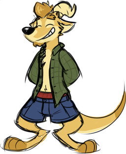 antelope barefoot brown_hair clothing facial_hair goatee goronic hair jacket kangalope kangaroo male mammal marsupial pants rocky_rhodes_(goronic) solo
Rating: Safe
Score: 1
User: underkerfluffle
Date: April 18, 2018 antelope barefoot brown_hair clothing facial_hair goatee goronic hair jacket kangalope kangaroo male mammal marsupial pants rocky_rhodes_(goronic) solo
Rating: Safe
Score: 1
User: underkerfluffle
Date: April 18, 2018