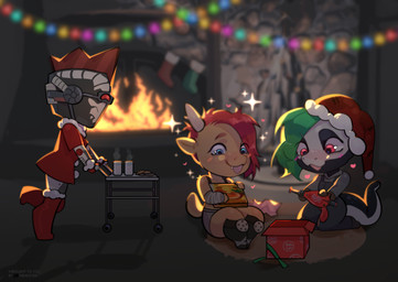 Rating: s
ID: 5182001
Date: 2024-11-14 15:00:04 -0500
Status: active
Score: 14
alternative_fashion anthro assaultron_(fallout) beverage blue_eyes board_game candy chibi chocolate christmas christmas_clothing christmas_headwear clothing cookie deer dessert fallout female fireplace food freakster gift green_hair group hair happy hat headgear headwear hi_res holidays hot_chocolate hybrid machine male mammal microsoft punk punk_hair red_eyes red_hair reptile robot rose_(assaultron) santa_dress santa_hat scalie shaved_sides snake toy toy_gun trio tusk_(bleats) water_deer water_gun xiro_decobray post #5182001