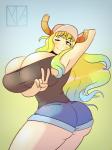 Rating: s
ID: 1321909
Date: 2017-09-05 18:17:59 -0400
Status: active
Score: 26
2017 absurd_res big_breasts big_butt black_eyes blonde_hair blush breasts butt cleavage clothed clothing female fully_clothed gesture green_hair hair hand_behind_head hand_gesture hat headgear headwear hi_res horn horned_humanoid huge_breasts humanoid looking_back miss_kobayashi's_dragon_maid multicolored_eyes multicolored_hair not_furry one_eye_closed pupils quetzalcoatl_(dragon_maid) slit_pupils smile solo two_tone_eyes two_tone_hair v_sign vicsagod yellow_eyes post #1321909