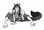 Rating: s
ID: 1978279
Date: 2019-08-30 21:06:59 -0400
Status: active
Score: 6
anthro breasts claws clothed clothing digital_media_(artwork) domestic_cat feet felid feline felis female fur hair kodalynx looking_at_viewer mammal monochrome nicnak044 paws pose sketch smile solo whiskers post #1978279