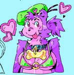Rating: s
ID: 5639205
Date: 2025-06-13 08:27:34 -0400
Status: active
Score: 2
anthro big_breasts bikini bikini_top biped blue_background bone_collar_tag breasts cammypuppy canid canine canis cleavage clothed clothing collar collar_tag domestic_dog female fur green_beret green_bikini green_clothing green_swimwear heart_symbol hi_res mammal neck_tuft pink_body pink_eyes pink_tongue purple_body purple_fur simple_background smile solo swimwear tongue tongue_out tuft two-piece_swimsuit under_boob post #5639205
