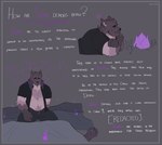 Rating: s
ID: 5628582
Date: 2025-06-08 10:21:34 -0400
Status: active
Score: 1
2022 absurd_res anthro artist_name black_clothing black_eyebrows black_eyes black_jacket black_topwear body_hair border bottomwear brown_body brown_ears brown_fur brown_hands brown_head canid canine chest_hair clothed clothed_anthro clothed_male clothing demon eyebrows eyeless fire flower front_view fully_clothed fully_clothed_anthro fully_clothed_male fur gloves_(marking) grey_bottomwear grey_clothing grey_pants hi_res information jacket lying male male_anthro mammal markings melaisen multicolored_body multicolored_fur musclegut muscular muscular_anthro muscular_male on_front pants plant purple_flower purple_sclera purple_text side_view sitting smile solo story tan_body tan_fur text topwear white_text post #5628582
