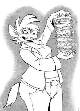 Rating: s
ID: 5694923
Date: 2025-07-08 15:59:07 -0400
Status: active
Score: 13
2025 anthro belt belt_buckle bone bottomwear buckle burger claws clenched_teeth clothed clothing convexpert disney fangs female food fur hair hi_res holding_burger holding_food holding_object hyena inner_ear_fluff jacket mammal pants shenzi_(the_lion_king) shirt signature smile solo standing tail teeth the_lion_king topwear tuft post #5694923