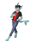 Rating: s
ID: 5575066
Date: 2025-05-15 19:52:18 -0400
Status: active
Score: 4
2016 anthro biped black_hair blue_body bottomwear clothing colored digitigrade eeveelution fin fish_tail generation_1_pokemon hair hi_res human human_to_anthro john_(swack16) looking_at_own_hand male mammal membrane_(anatomy) mid_transformation nintendo open_mouth pants paws pokemon pokemon_(species) purple_eyes shirt simple_background smile snout solo species_transformation standing tail tomek1000 topwear transformation vaporeon walking webbed_hands white_background post #5575066