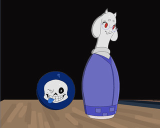 Rating: s
ID: 5696480
Date: 2025-07-09 05:48:19 -0400
Status: pending
Score: 7
ambiguous_gender animate_inanimate blue_clothing blue_dress blue_tongue bowling_ball bowling_pin clothing deltarune dress duo eyewear female_(lore) floppy_ears glasses horn humor lop_ears male_(lore) nerobero0 one_eye_closed red_eyes sans_(undertale) tongue toriel undertale_(series) wearing_glasses white_horn wink post #5696480