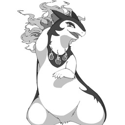 Rating: s
ID: 5669925
Date: 2025-06-26 22:05:20 -0400
Status: active
Score: 16
1:1 2025 ambiguous_gender anthro biped crotch_tuft digital_media_(artwork) fangs fire flaming_hair flaming_mane front_view fur generation_8_pokemon greyscale hand_behind_head hi_res hisuian_form hisuian_typhlosion lidded_eyes looking_at_viewer monochrome multicolored_body multicolored_fur nintendo noye open_mouth open_smile pokemon pokemon_(species) portrait pose pseudo_hair pseudo_mane regional_form_(pokemon) semi-anthro simple_background smile solo standing teeth three-quarter_portrait tuft two_tone_body two_tone_fur white_background post #5669925