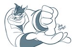 Rating: s
ID: 5491793
Date: 2025-04-09 00:04:22 -0400
Status: active
Score: 7
2025 4_fingers anthro artist_name black_and_white clothing countershade_face countershading dave_alvarez digital_media_(artwork) disney domestic_cat felid feline felis fingers goof_troop head_tuft hi_res male mammal monochrome pete_(disney) peter_pete_sr. shirt signature solo teeth text topwear tuft post #5491793