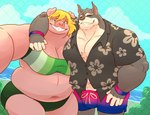 Rating: s
ID: 5663147
Date: 2025-06-23 18:01:39 -0400
Status: pending
Score: 2
anthro aromantic_pride_colors big_muscles bisexual_pride_colors canid canine canis carlos_(renasketched) clothing domestic_dog domestic_pig duo female haxsmack hi_res huge_muscles lgbt_pride male male/female mammal muscular overweight pit_bull pride_color_clothing pride_color_swimwear pride_colors suid suine sus_(pig) swimwear post #5663147