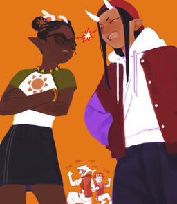 Rating: s
ID: 4738832
Date: 2024-04-23 15:17:54 -0400
Status: active
Score: 3
2024 adolescent adopted_(lore) adopted_daughter_(lore) adoptive_father_(lore) aged_up ama_a93 angry beaded_bracelet beaded_jewelry beaded_necklace beads black_hair bottomwear bracelet clothed clothing crossed_arms dancing dark_body dark_skin digital_media_(artwork) duo_focus english_text eyewear female fish foolish_gamers group hair hat headgear headwear horn horned_humanoid human humanoid humanoid_pointy_ears humanoidized jacket jewelry leonarda_(qsmp) male mammal marine necklace nonbinary_(lore) not_furry orange_background pointy_ears qsmp rivalry shark simple_background skirt smile star sun sunglasses sunnysideup_(qsmp) tan_body tan_skin text tomboy topwear tubbo_(streamer) warm_colors young young_female young_humanoid post #4738832