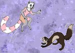 Rating: s
ID: 5587191
Date: 2025-05-20 22:33:01 -0400
Status: pending
Score: 0
ambiguous_gender arwenscoots conditional_dnp domestic_ferret duo feral hair horn jumping lemur mammal markings mustelid musteline playing primate raised_tail strepsirrhine striped_markings striped_tail stripes tail tail_markings true_musteline weasel post #5587191