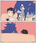 Rating: s
ID: 5596896
Date: 2025-05-25 08:02:45 -0400
Status: active
Score: 20
2025 absurd_res after_transformation anthro black_hair blue_eyes blue_hair bra canid canine clothing comic dialogue digital_media_(artwork) duo electronics english_text female hair hi_res holding_object holding_phone human looking_down male mammal mythological_canine mythological_creature mythology open_mouth phone rekidesu ren_(rekidesu) short short_hair simple_background size_difference text tsukiko_(rekidesu) underwear werecanid werecanine werecreature werewolf yellow_eyes post #5596896