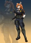 Rating: s
ID: 5378197
Date: 2025-02-16 20:23:12 -0500
Status: active
Score: 10
2016 antelope anthro big_breasts boots bottomwear bovid breasts brown_body brown_eyes brown_fur bulletproof_vest butt cervine chinook_(crosis278) clips clothed clothed_anthro clothed_female clothing deer digital_drawing_(artwork) digital_media_(artwork) explosives fan_character female female_anthro fingerless_gloves footwear fully_clothed fully_clothed_anthro fully_clothed_female fur gloves gradient_background grenade hair hand_on_hip handwear hi_res looking_at_viewer mammal markings military military_uniform mp5 multicolored_body multicolored_fur neutral_pose orange_hair pronghorn shoes simple_background smile smiling_at_viewer solo spots spotted_body spotted_fur standing tactical tactical_belt tactical_gear tactical_gloves tactical_pants tail tail_markings tan_body tan_fur tan_skin thick_thighs topwear toughset uniform weapon wide_hips post #5378197