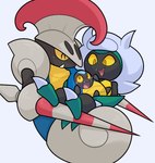 Rating: s
ID: 5131954
Date: 2024-10-22 11:20:14 -0400
Status: active
Score: 28
1_claw 2024 2_horns ambiguous_gender anthro armor arthropod beetle black_body black_exoskeleton blue_body blue_exoskeleton blush blush_stickers claws colored countershade_exoskeleton countershading digital_media_(artwork) elytron escavalier evolutionary_family exoskeleton family fangs father_(lore) father_and_child_(lore) father_and_son_(lore) featureless_feet featureless_hands feet female feral finger_claws galea generation_5_pokemon gholdenhoe green_body green_exoskeleton grey_helmet grey_shell group hair happy headgear helmet holding_another horn insect kaburion_(beta_pokemon) karrablast lance melee_weapon mother_(lore) mother_and_child_(lore) mother_and_father_(lore) mother_and_son_(lore) nintendo open_mouth open_smile orange_eyes parent_(lore) parent_and_child_(lore) parent_and_son_(lore) pink_blush pokemon pokemon_(species) polearm red_stripes semi-anthro shaded shell smile son_(lore) stripes teeth toe_claws trio weapon yellow_body yellow_countershading yellow_exoskeleton yellow_sclera post #5131954