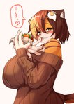Rating: s
ID: 4488220
Date: 2023-12-22 18:40:49 -0500
Status: active
Score: 93
2022 absurd_res anthro big_breasts blush breasts burger calico_cat clothed clothing detailed detailed_food digital_media_(artwork) domestic_cat eating felid feline felis female female_anthro food fur hair half-closed_eyes heart_symbol hi_res holding_burger holding_food holding_object huge_breasts kagarimachi_ame kemono looking_at_viewer mammal multicolored_body multicolored_fur multicolored_hair narrowed_eyes nekotsuki_kohime shoulderless_shirt shoulderless_sweater solo sweater topwear post #4488220