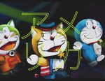 Rating: s
ID: 3722841
Date: 2022-11-30 15:21:43 -0500
Status: active
Score: 2
2018 anthro bell blue_body blue_fur bottomwear clothed clothing collar cowboy cowboy_hat cowboy_outfit domestic_cat dora-rinho dora_the_kid doraemon doraemon_(character) facial_hair felid feline felis fur green_body green_fur group hat headgear headwear japanese_text katakana machine male mammal mouth_closed mt_tg mustache open_mouth pants pouch_(anatomy) red_collar red_nose robot shaded standing text the_doraemons tongue trio whiskers white_body white_fur yellow_body yellow_fur post #3722841