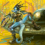 Rating: s
ID: 5551743
Date: 2025-05-05 21:30:03 -0400
Status: active
Score: 10
1:1 abstract_background accessory anthro aviator_cap aviator_goggles belt blue_body blue_scales bomber_jacket bottomless bow_ribbon braided_hair braided_ponytail clothed clothing dragon ear_piercing ear_ring featureless_crotch female flying_saucer fmirsokp furgonomics furry_specific_accessory hair hi_res horn jewelry long_hair mythological_creature mythological_scalie mythology open_mouth partially_clothed piercing ponytail ring_piercing scales scalie scarf science_fiction solo spread_legs spreading tail tail_accessory tail_bracelet tail_jewelry tailband ufo post #5551743