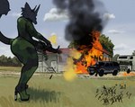 Rating: s
ID: 5108743
Date: 2024-10-11 18:24:14 -0400
Status: active
Score: 78
2021 ambiguous_gender ambiguous_humanoid ambiguous_species ammo_belt anthro big_butt black_body black_fur bodysuit boots breasts building bullet_casing butt camo camo_clothing camo_print canid canine canis clothing cloud coyote detailed_background digital_media_(artwork) digital_painting_(artwork) dubmare duo female firing_weapon footwear fur grey_sky gun high_heeled_boots high_heels holding_object holding_weapon house house_fire humanoid m60 machine_gun mammal mobile_home muzzle_flash one_piece_suit painting_(artwork) pattern_clothing plant ranged_weapon rooftop shoes shooting side_view skinsuit sky sligarthetiger small_breasts smoke stairs tight_clothing tree truck unfinished vehicle watermark weapon wide_hips post #5108743