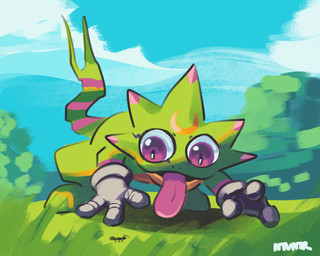 Rating: s
ID: 5670929
Date: 2025-06-27 12:04:45 -0400
Status: active
Score: 0
5:4 anthro bandai_namco blep clothing digimon digimon_(species) digimon_beatbreak gekkomon gloves green_body handwear hi_res male notaventura purple_eyes scalie solo tongue tongue_out post #5670929