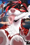 Rating: s
ID: 4854180
Date: 2024-06-15 02:39:50 -0400
Status: active
Score: 30
2:3 absurd_res anthro areola bangs black_body black_fur bodily_fluids breasts canid canine claws cloud crowparade female fox fur head_tuft heart_(marking) hi_res licking mammal markings merlot_scarlett moon night one_eye_obstructed pasties pawpads paws red_body red_fox red_fur saliva scarlett_(sexiestscarlett) single_tooth smile solo tongue true_fox tuft white_body white_fur yellow_eyes post #4854180