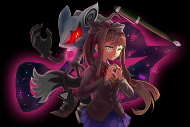 anthro big_ears bow canine claws clothed clothing crossover doki_doki_literature_club female footwear fur gloves glowing glowing_eyes green_eyes hair headgear hi_res human infinite_(sonic) jackal long_hair looking_at_viewer male mammal mask monika pen pointy_ears sharp_claws shirt shoes skirt smile sonic_(series) sonic_forces standing twistedvivid video_games yellow_eyes
Rating: Safe
Score: 4
User: Dergalicious
Date: April 18, 2018 anthro big_ears bow canine claws clothed clothing crossover doki_doki_literature_club female footwear fur gloves glowing glowing_eyes green_eyes hair headgear hi_res human infinite_(sonic) jackal long_hair looking_at_viewer male mammal mask monika pen pointy_ears sharp_claws shirt shoes skirt smile sonic_(series) sonic_forces standing twistedvivid video_games yellow_eyes
Rating: Safe
Score: 4
User: Dergalicious
Date: April 18, 2018