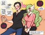 Rating: s
ID: 3885597
Date: 2023-02-20 22:36:20 -0500
Status: active
Score: 145
2023 absurd_res big_breasts black_hair blush blush_lines breasts clothed clothing dialogue drunk duo english_text female generation_6_pokemon green_hair hair hi_res hornyvoir human humanoid hypnosis long_hair male mammal mega_evolution mega_gardevoir mind_control nintendo not_furry pokemon pokemon_(species) saltyxodium sitting speech_bubble substance_intoxication text post #3885597