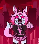 Rating: s
ID: 5055270
Date: 2024-09-16 19:23:16 -0400
Status: active
Score: 53
2024 2_horns 3_eyes ahoge amazed bat_wings black_clothing black_hoodie black_topwear blue_body blue_skin bottomwear building cat_stockings clothing cloud demon detailed_background dipstick_tail emberlynn_pinkle fangs felid female freckled_face freckles hair hand_on_face helluva_boss hoodie horn humanoid inner_ear_fluff legwear mammal markings membrane_(anatomy) membranous_wings multi_eye open_mouth pink_bottomwear pink_clothing pink_hair pink_skirt rafvicalv skirt skyscraper solo star_eyes star_oculama stockings tail tail_markings teeth tongue topwear tuft wings post #5055270