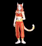 Rating: s
ID: 3332133
Date: 2022-05-13 13:37:31 -0400
Status: active
Score: 7
absurd_res alpha_channel anthro biped birb_cafe blush bottomwear cass_(birb_cafe) clothed clothing collar digital_media_(artwork) domestic_cat felid feline felis female fur hair heterochromia hi_res kasscabel mammal orange_hair smile solo stripes white_body white_fur post #3332133