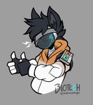Rating: s
ID: 5595613
Date: 2025-05-24 18:11:47 -0400
Status: active
Score: 13
2023 4_fingers anthro bandage bandaged_eye black_body black_clothing black_fingerless_gloves black_fur black_gloves black_hair black_handwear bolt_emanata clothed clothing cracks digital_media_(artwork) double_thumbs_up emanata eye_scar facial_scar fingerless_gloves fingers front_view fur gesture gloves grey_background grey_body grey_clothing grey_hoodie grey_topwear greyscale hair half-length_portrait hand_gesture handwear happy hoodie inner_ear_fluff machine male mammal monochrome multicolored_body multicolored_hoodie open_mouth open_smile orange_clothing orange_hoodie orange_topwear phosphoruscrow portrait protogen protogen_visor robot_anthro scar screen screen_face shaded signature simple_background smile solo three-quarter_view thumbs_up topwear tuft watermark white_body white_clothing white_hoodie white_topwear post #5595613