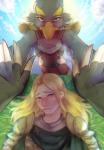 Rating: s
ID: 1467181
Date: 2018-02-25 16:43:38 -0500
Status: active
Score: 27
anthro armor avian beak biobatz bird blonde_hair blue_eyes blush breath_of_the_wild duo feathers femboy first_person_view form green_eyes hair human human_on_anthro interspecies lemlem97 long_hair love male male/male male_pov mammal nintendo penetrating_pov revali rito the_legend_of_zelda post #1467181