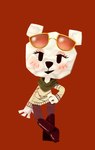 Rating: s
ID: 5667687
Date: 2025-06-25 20:00:06 -0400
Status: pending
Score: 13
2015 anthro bear black_eyes black_nose blush blush_lines boots brown_boots brown_clothing brown_footwear brown_leggings brown_legwear cartoon_network clothing digital_drawing_(artwork) digital_media_(artwork) eyelashes eyeshadow eyewear eyewear_on_head female female_anthro flat_body footwear gaturo glistening glistening_boots glistening_clothing glistening_footwear green_scarf half-closed_eyes hand_on_hip hand_on_own_hip hi_res leggings legwear looking_at_viewer makeup mammal narrowed_eyes open_mouth open_smile orange_background orange_eyewear orange_sunglasses paper_creature pink_blush scarf shaded shoes simple_background smile solo sunglasses sunglasses_on_head tan_clothing tan_sweater tan_topwear teri_(tawog) the_amazing_world_of_gumball topwear triangle_nose ursine white_body white_ears post #5667687