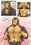 Rating: s
ID: 4210034
Date: 2023-08-02 23:24:28 -0400
Status: active
Score: 88
abs anthro beastars belt biceps body_hair brown_body brown_fur chest_hair clothed clothing collar dialogue dolph_(beastars) english_text facial_scar felid feline fur grey_clothing hi_res jabuhusky jewelry licking licking_lips lion male mammal mane muscular muscular_anthro muscular_male necklace nipples opening_shirt pantherine pecs scar shirt simple_background solo speech_bubble text tongue tongue_out tooth_necklace topwear post #4210034