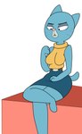 Rating: s
ID: 4522686
Date: 2024-01-08 15:08:13 -0500
Status: active
Score: 11
2022 absurd_res anthro barefoot belt belt_buckle big_breasts big_eyes biped black_eyebrows blue_body blue_bottomwear blue_clothing blue_ears blue_skirt blue_tail bottomwear breasts brown_belt buckle cartoon_network clothed clothed_anthro clothed_female clothing crossed_legs digital_drawing_(artwork) digital_media_(artwork) domestic_cat elderly_female eyebrows eyelashes eyelids feet felid feline felis female female_anthro fully_clothed fully_clothed_anthro fully_clothed_female grey_eyelids hi_res mammal markings mary_senicourt mature_anthro mature_female muffintopart narrowed_eyes no_irises open_mouth paws pink_nose pointy_ears prick_ears pupils round_head round_nose short_tail simple_background sitting skirt solo sweater tail the_amazing_world_of_gumball thick_thighs three-quarter_view topwear turtleneck whisker_markings white_background yellow_clothing yellow_sweater yellow_topwear post #4522686