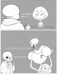 Rating: s
ID: 754581
Date: 2015-10-25 14:28:25 -0400
Status: active
Score: 18
5_fingers animated_skeleton bodily_fluids bone candle clothed clothing comic crying dialogue english_text fingers fire frisk_(undertale) grin group hair hi_res hoodie human mammal monochrome not_furry one_eye_closed open_mouth papyrus_(undertale) pattern_clothing pattern_topwear sans_(undertale) simple_background skeleton smile striped_clothing striped_topwear stripes tasmaniacdevil tears teeth text topwear undead undertale undertale_(series) white_body white_clothing white_hair white_hoodie white_topwear post #754581
