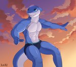 Rating: s
ID: 5571295
Date: 2025-05-14 09:04:01 -0400
Status: active
Score: 3
anthro briefs briefs_only clothed clothing fish hi_res male marine muscular muscular_anthro muscular_male nello_the_tiger shark solo sunset surfing swimming_trunks swimwear topless underwear underwear_only post #5571295