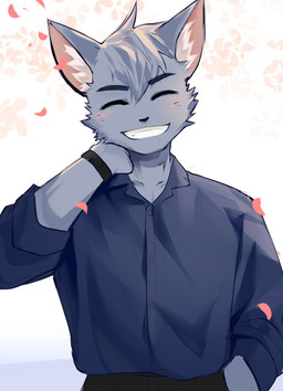 Rating: s
ID: 2850660
Date: 2021-07-27 19:11:33 -0400
Status: active
Score: 45
2021 anthro black_bottomwear black_clothing blue_body blue_clothing blue_fur blue_hair blue_topwear blush bottomwear chung0_0 clothed clothing digital_media_(artwork) domestic_cat eyebrow_through_hair eyebrows eyes_closed falling_leaves felid feline felis fur hair half-length_portrait hi_res inner_ear_fluff leaf light_body light_fur male mammal monotone_body monotone_bottomwear monotone_clothing monotone_fur monotone_hair monotone_topwear portrait shaded simple_background smile solo standing tan_inner_ear topwear translucent translucent_hair tuft white_inner_ear_fluff post #2850660