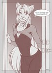 Rating: s
ID: 4476696
Date: 2023-12-16 18:45:43 -0500
Status: active
Score: 150
accelo accelo_(character) anthro bell bow_ribbon clothed clothing collar crossdressing dialogue door doorway emoticon english_text felid femboy hair hi_res leotard long_hair looking_at_viewer male mammal monochrome pantherine sepia shroud sketch snow_leopard solo speech_bubble talking_to_viewer text post #4476696