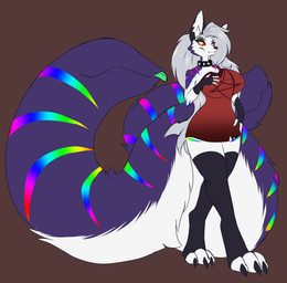 Rating: s
ID: 5260387
Date: 2024-12-23 10:37:01 -0500
Status: active
Score: 40
2024 2_tails 3_toes absurd_res anthro avana big_breasts big_tail black_clothing black_legwear black_stockings black_thigh_highs breasts canid canid_demon canine clothed clothed_anthro clothed_female clothing collar demon domestic_cat dress feet felid feline felis female fur fusion grey_hair hair hellaverse hellhound helluva_boss hi_res hybrid legwear long_hair loona_(helluva_boss) mammal multi_tail multicolored_body multicolored_fur multicolored_stripes mythological_canine mythological_creature mythology purple_body purple_fur red_clothing red_dress red_sclera sepisnake solo spiked_collar spikes stockings tail tail_mouth thigh_highs toeless_thigh_highs toes unusual_anatomy unusual_tail white_body white_fur yellow_eyes post #5260387