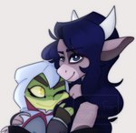 Rating: s
ID: 4375080
Date: 2023-10-26 11:39:02 -0400
Status: active
Score: 66
2023 amphibian anthro blue_hair bovid bovine bullfrog_(captain_laserhawk) captain_laserhawk:_a_blood_dragon_remix cattle clothed clothing coffeekrook cream_and_chocolate_(captain_laserhawk) digital_media_(artwork) duo eyebrows female fingers frog fur green_body green_skin hair horn male male/female mammal simple_background smile ubisoft post #4375080